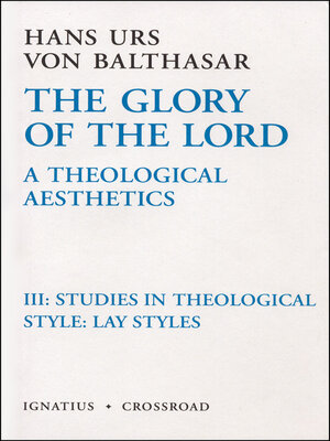cover image of The Glory of the Lord, Volume 3: Lay Styles